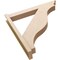 Ekena Millwork 6-in W x 40-in D x 40-in H Funston Trad Rough Cedar Woodgrain TimberThane Outlooker, Primed Tan OUTUR060X40X40FST04RCPR - alternate 3